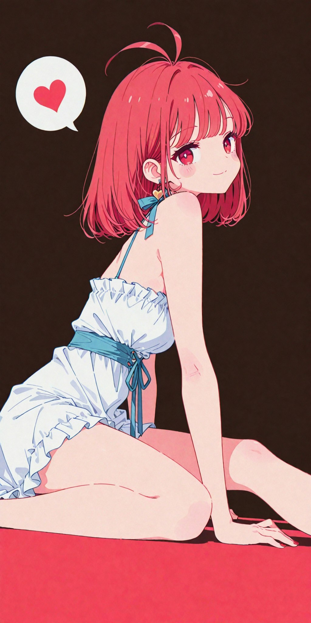座っているイラスト