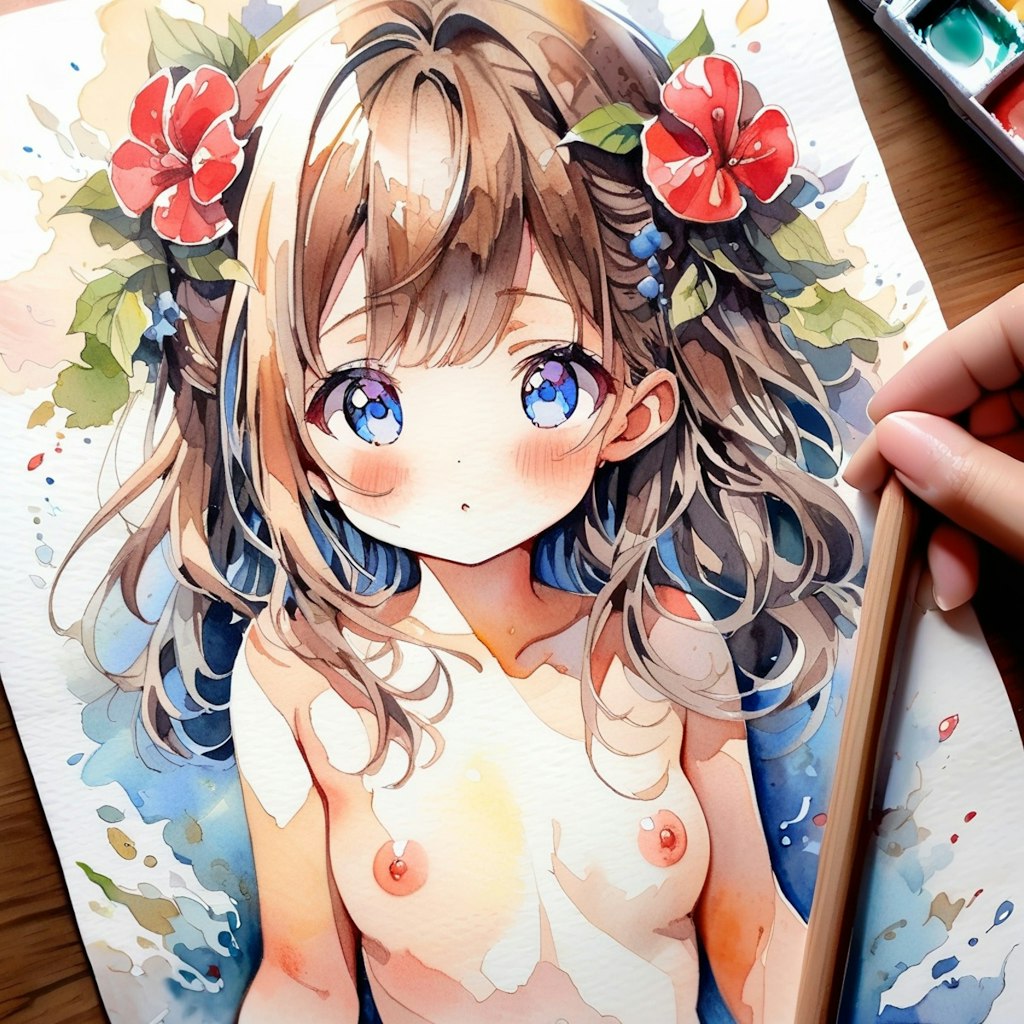 水彩画（テンプレ利用）