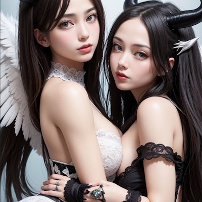 天使と悪魔（習作）