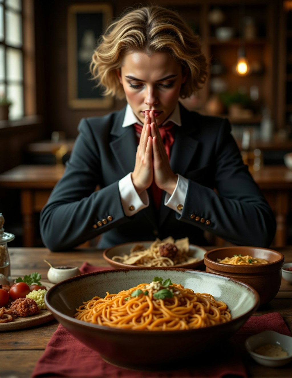 ヴェートーベンさんラーメン食して「うんめ～い」「ごち合掌」