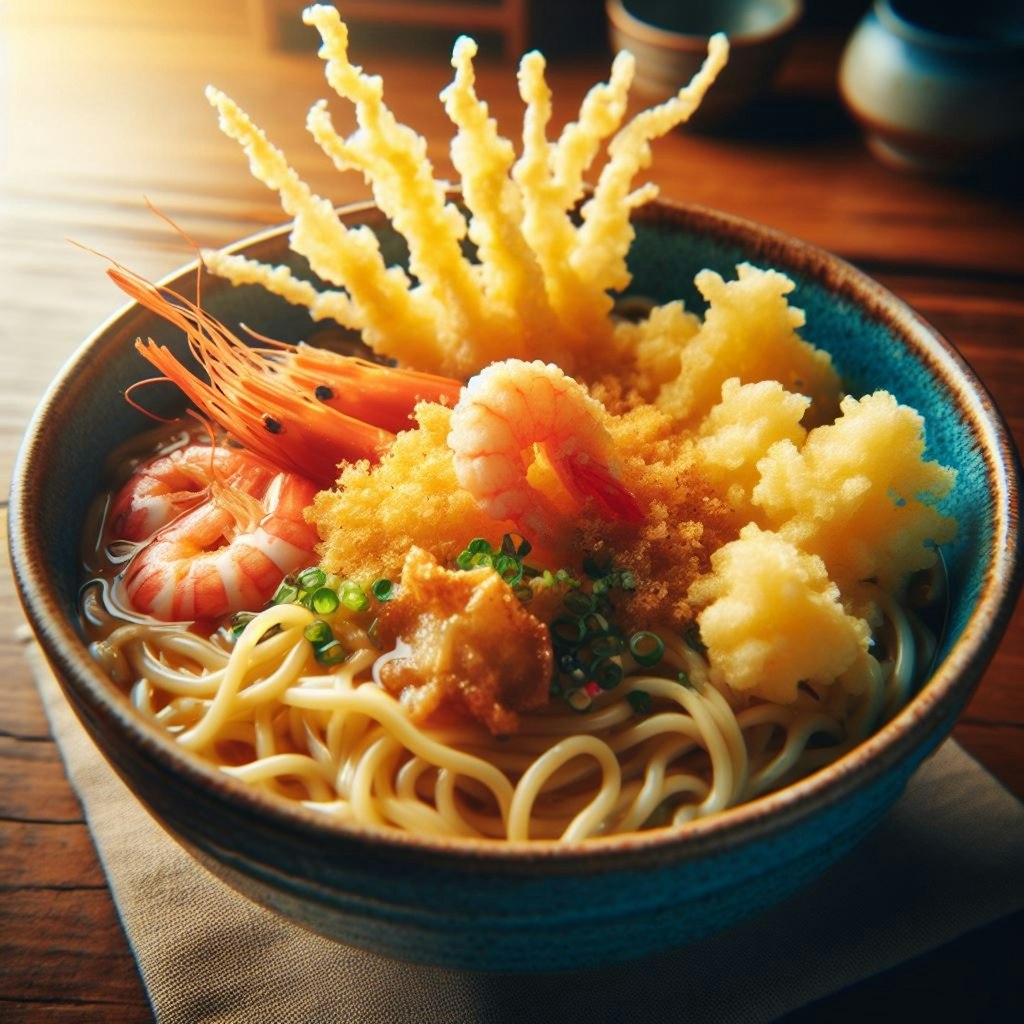 揚げ揚げseafood noodle