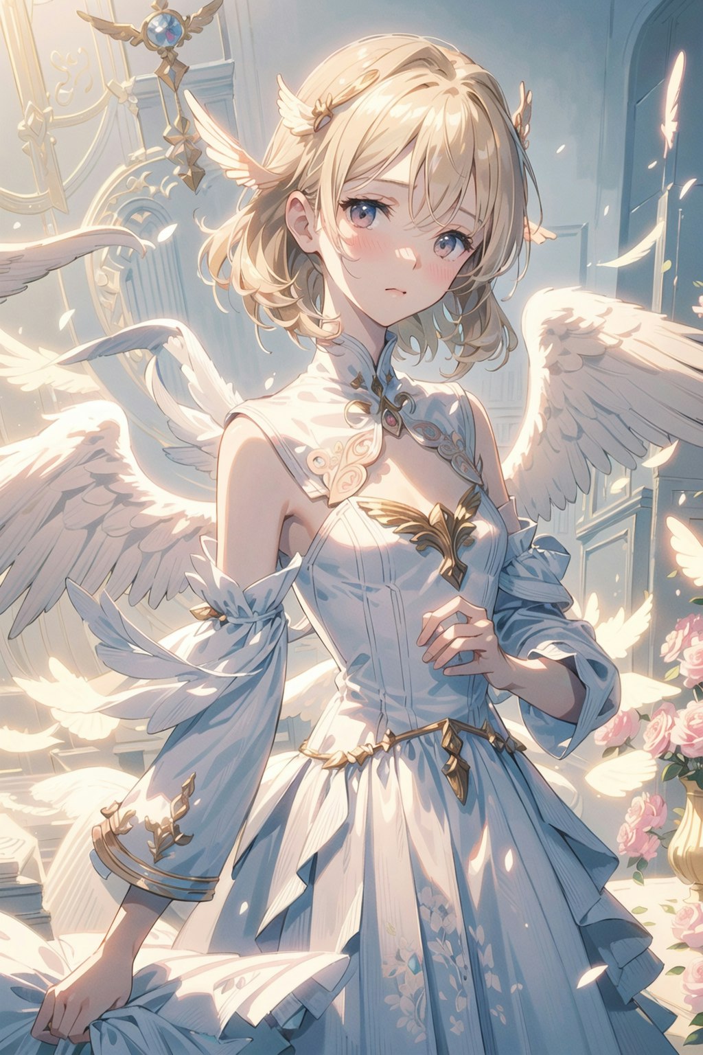 光の翼をもつ天使