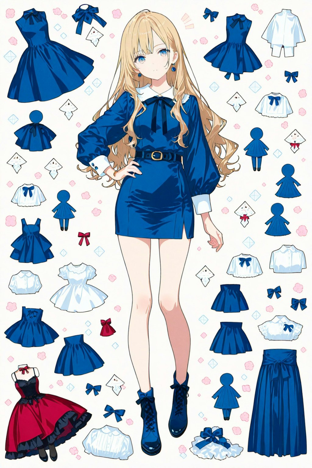 ペーパードール。