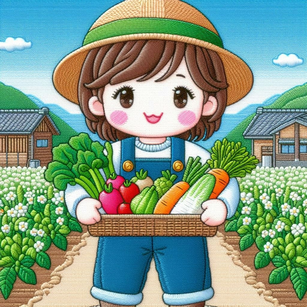 野菜食べなあかんで、これ持っていき！