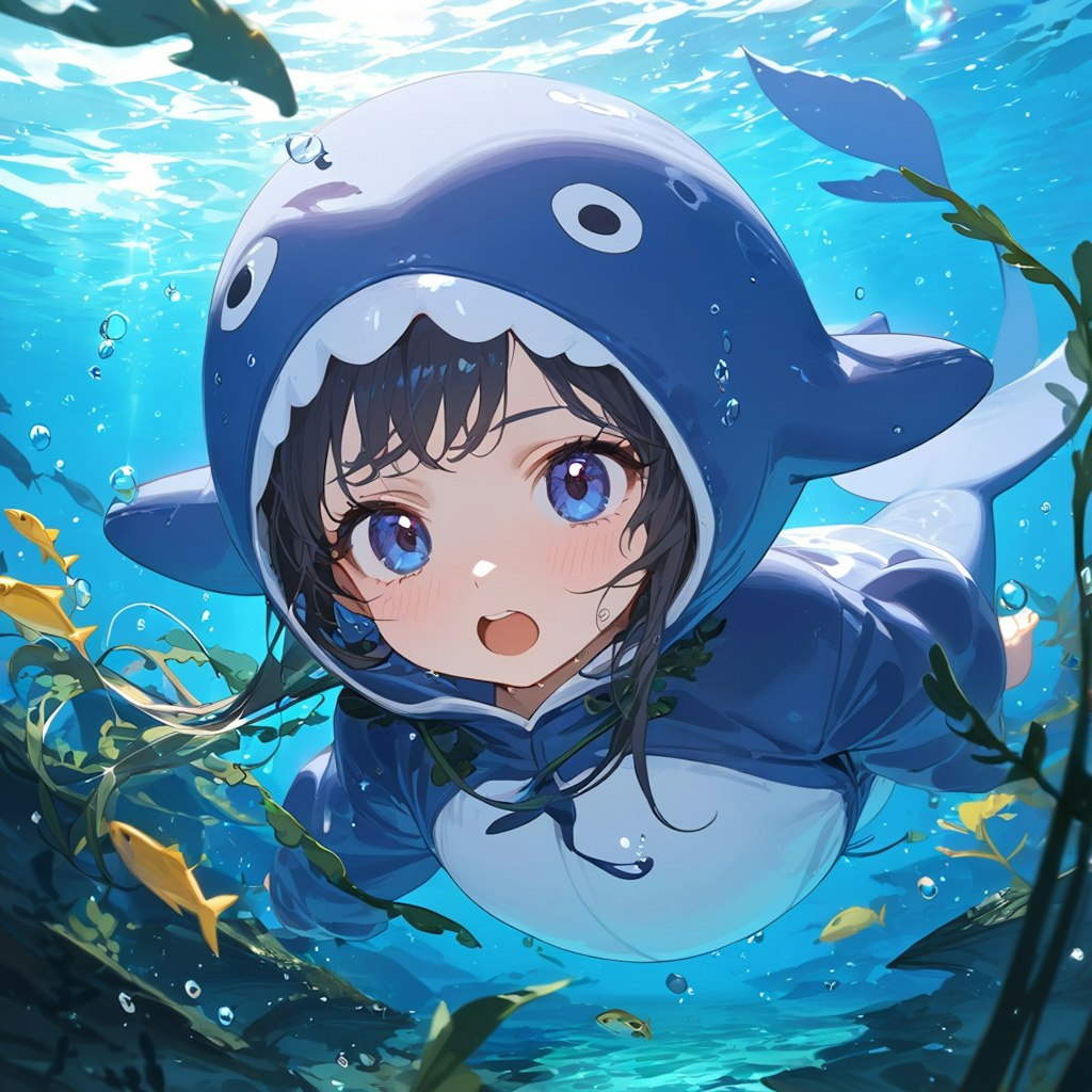 一応クジラさんです。