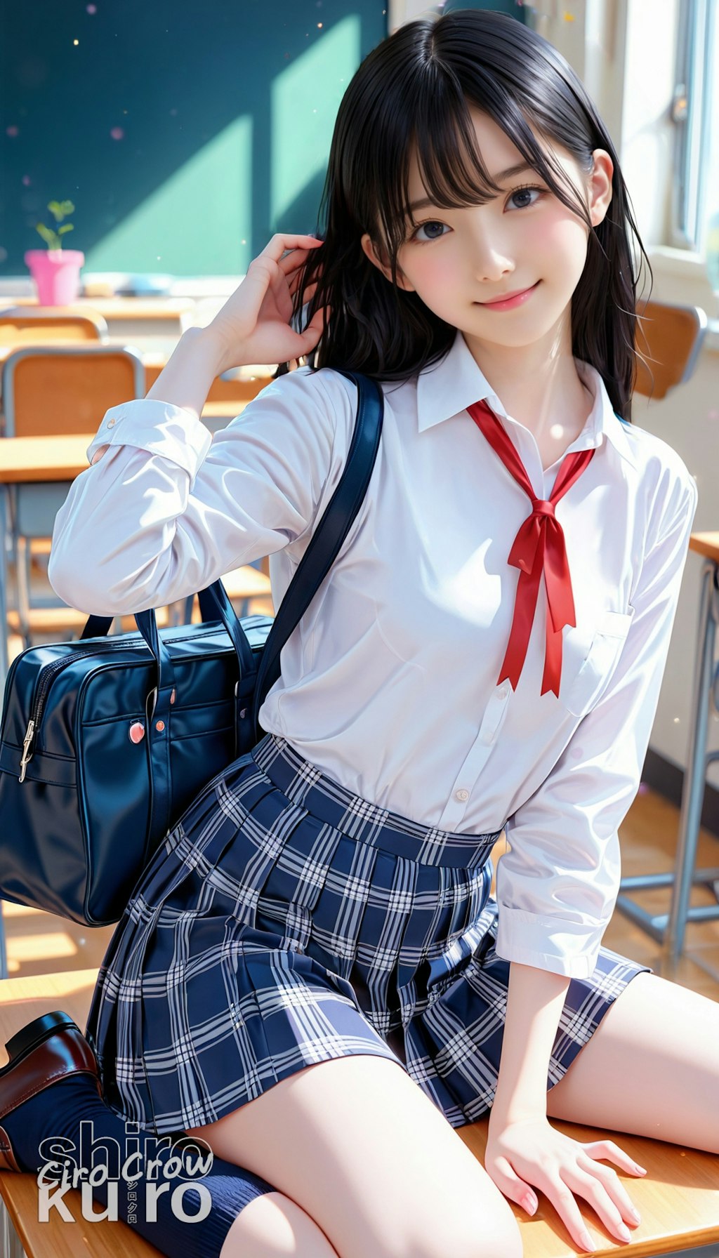 光差す教室で