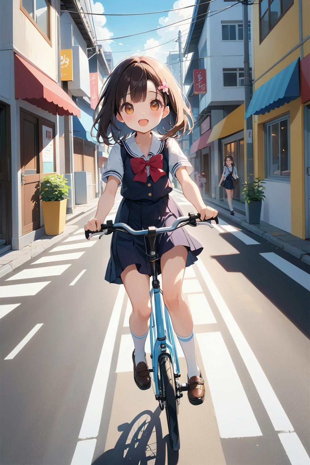 水曜日の女の子　EMERALD版　自転車通学