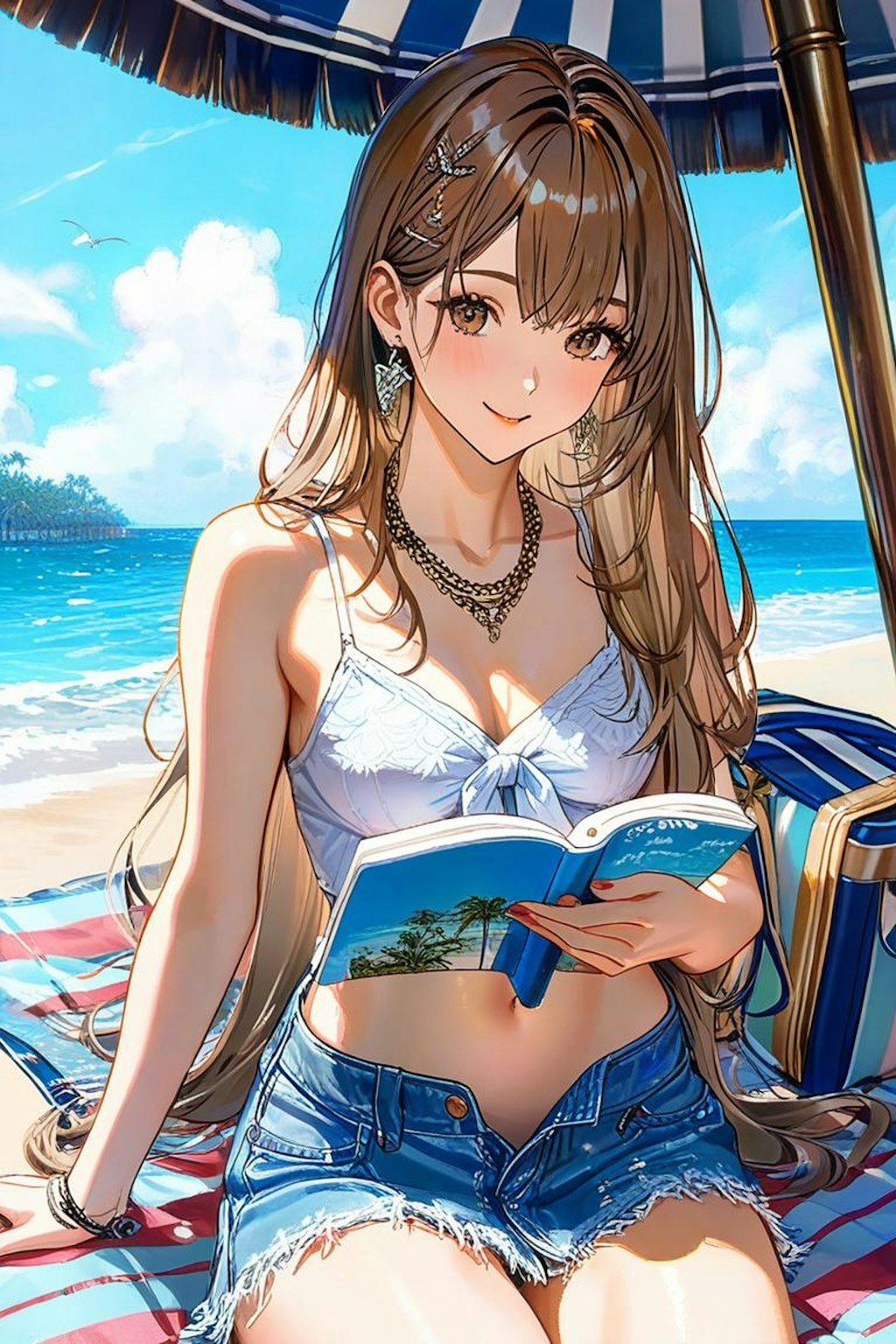 浜辺の揺ったりとした時間