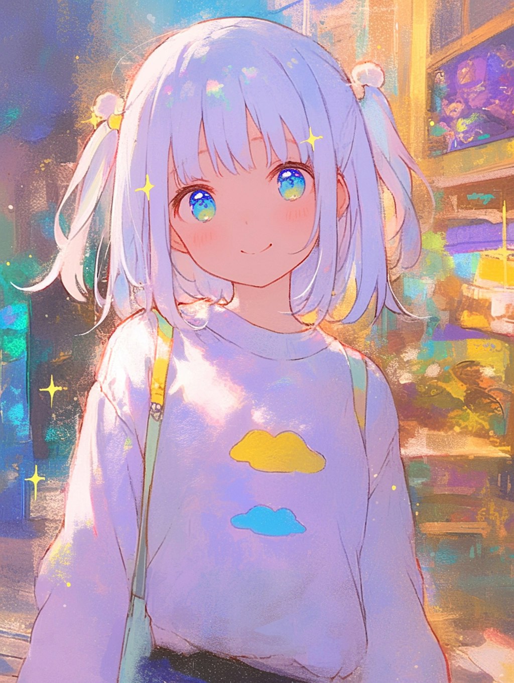 微笑む女の子