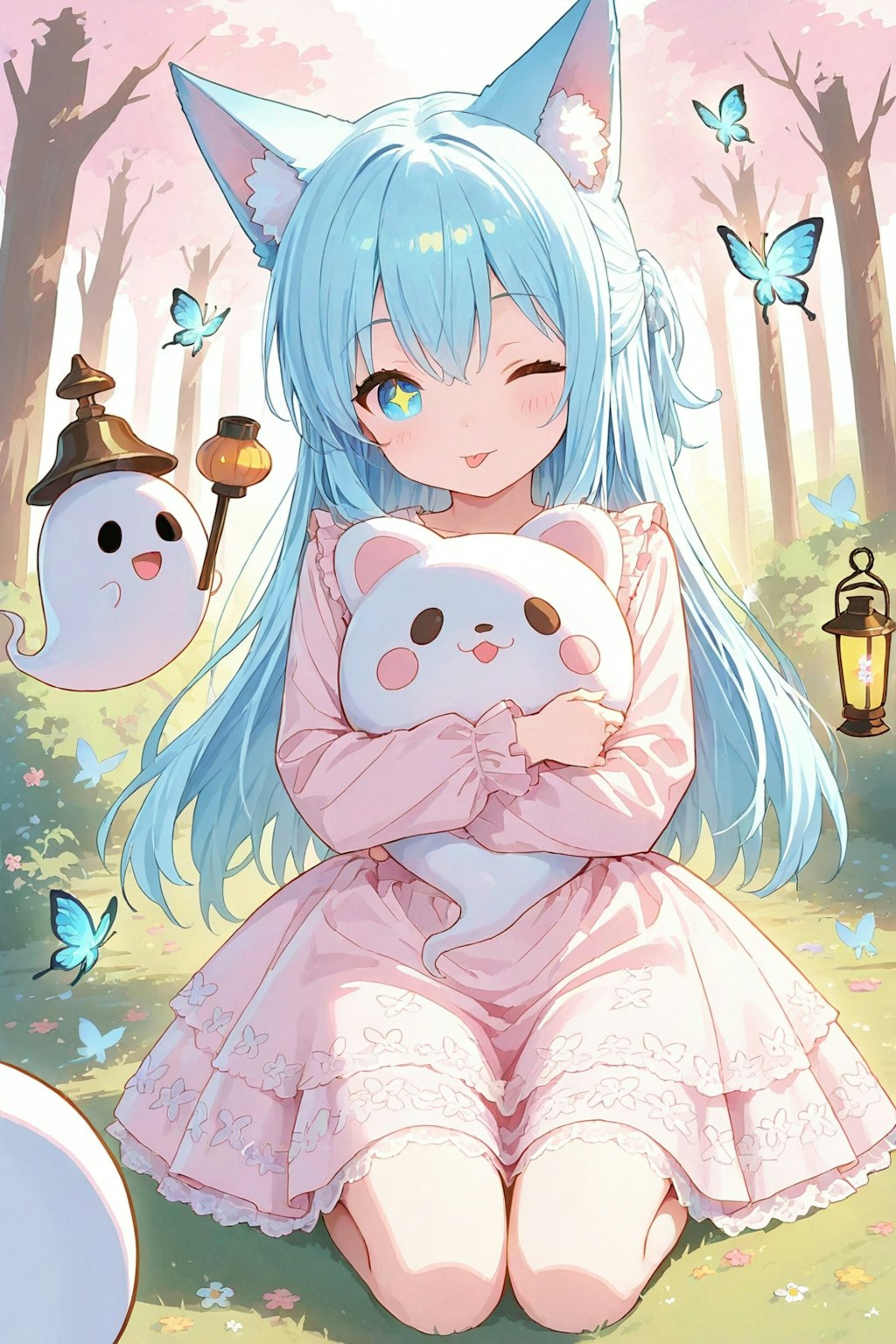 青髪ちゃん