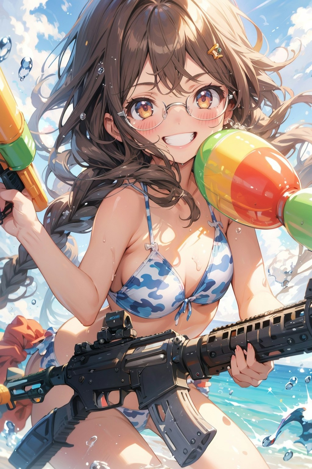 水鉄砲仕様のM16A4