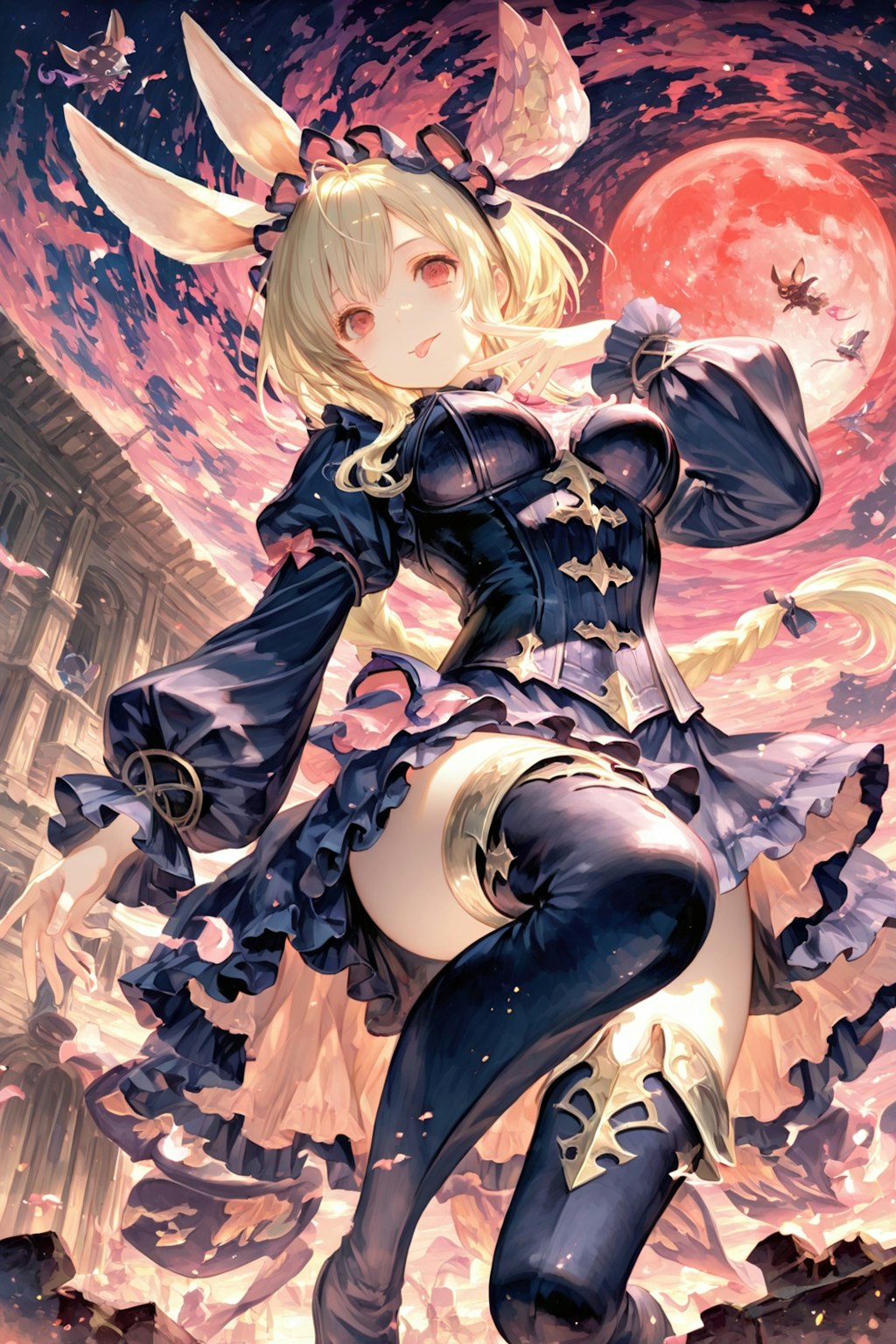 レイメ姉さんのウサ耳コスプレ♪シャドバ風