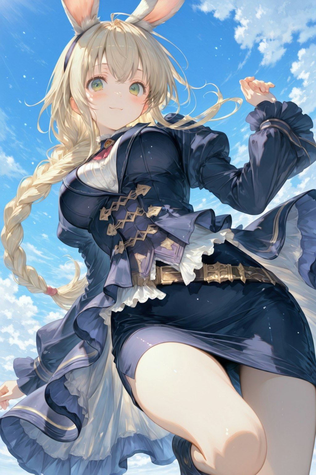 レイメ姉さんのウサ耳コスプレ♪シャドバ風
