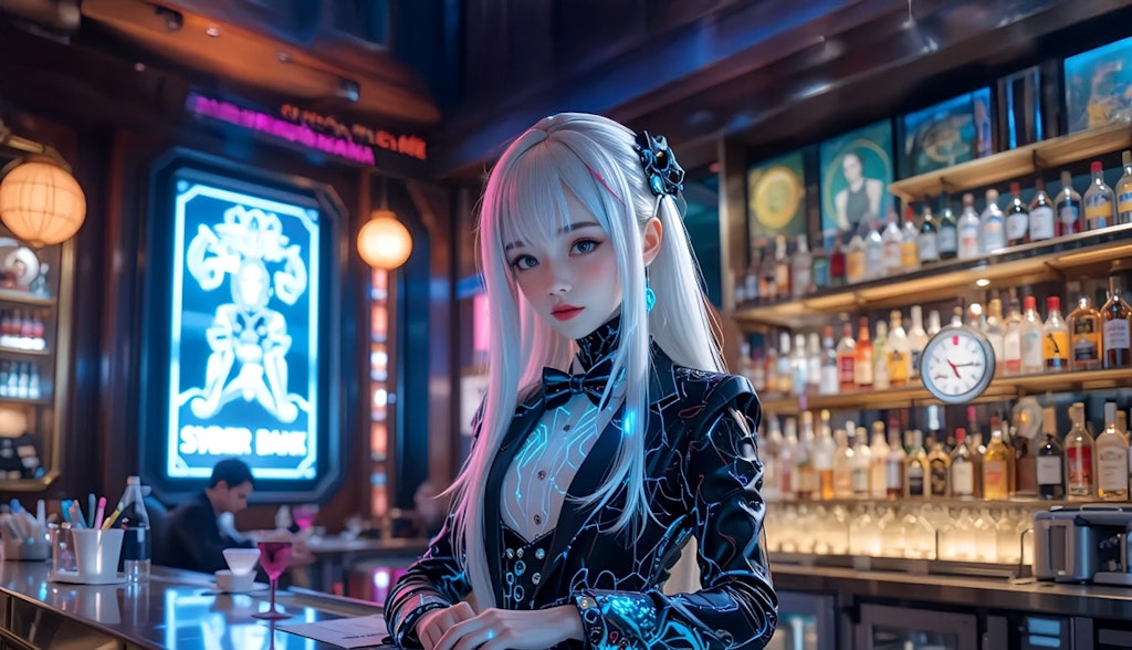 サイバーパンクシティ　バーメイド