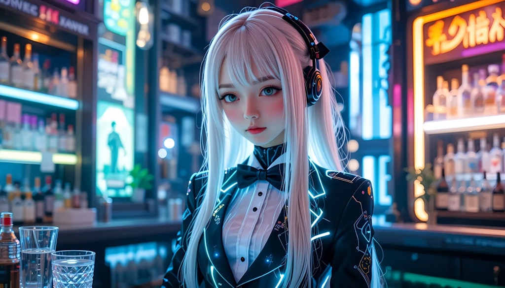 サイバーパンクシティ　バーメイド