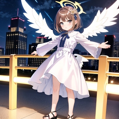 white angel wings,