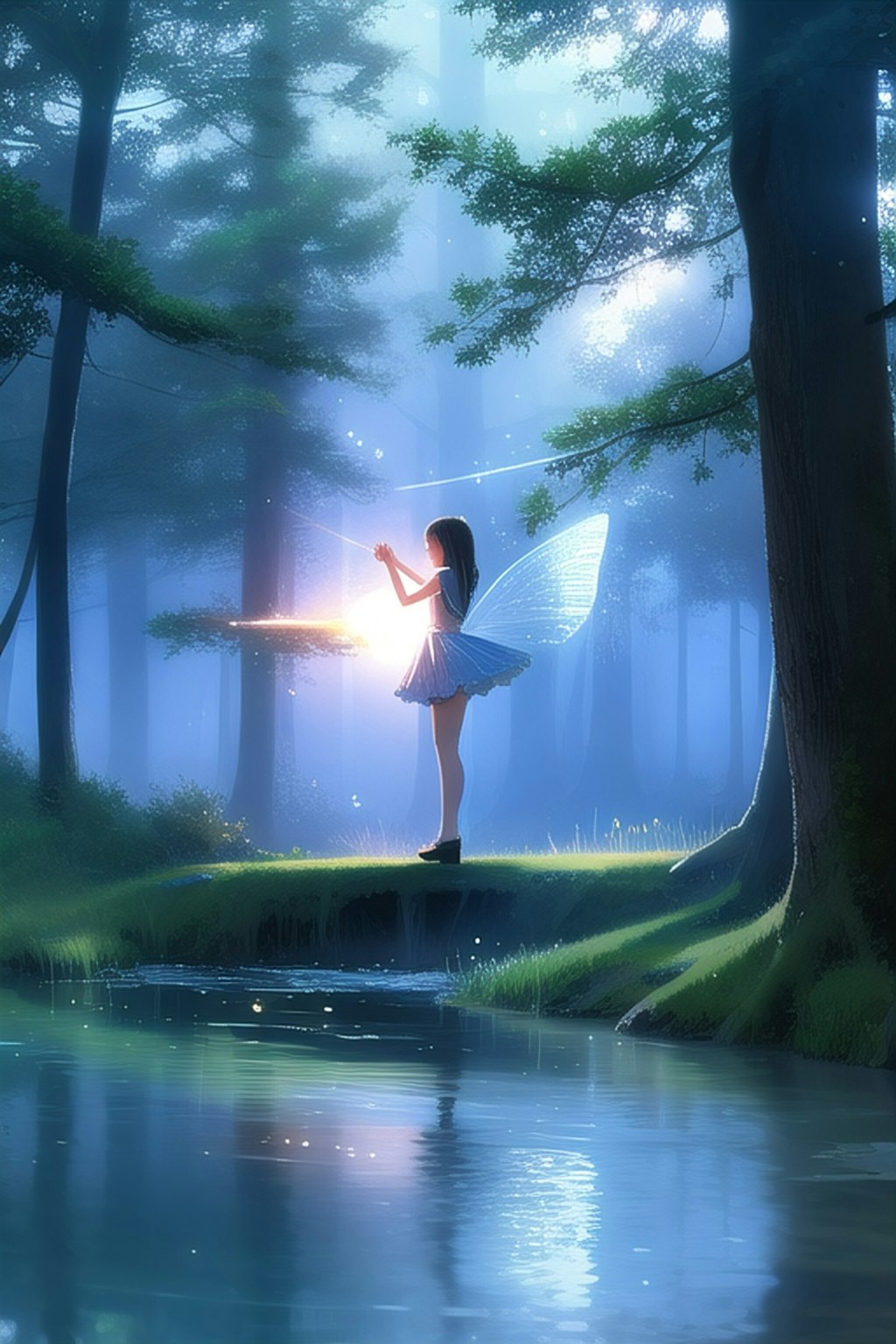 森の泉の妖精さん