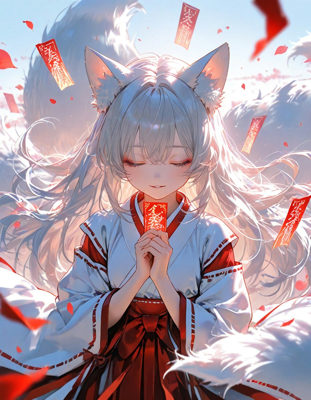 半妖･白狐巫女