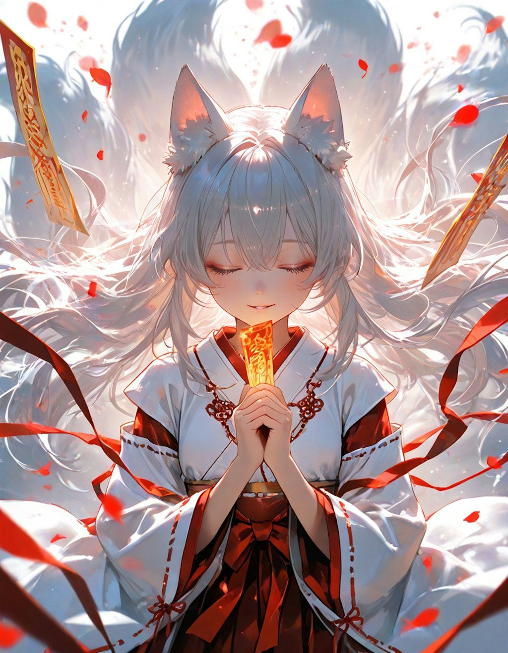 半妖･白狐巫女