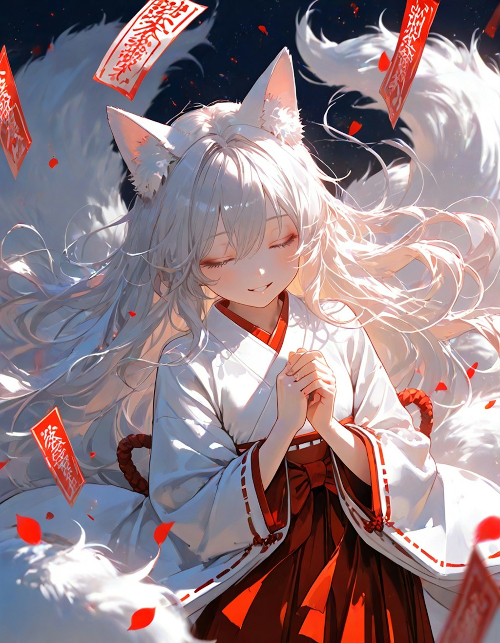 半妖･白狐巫女