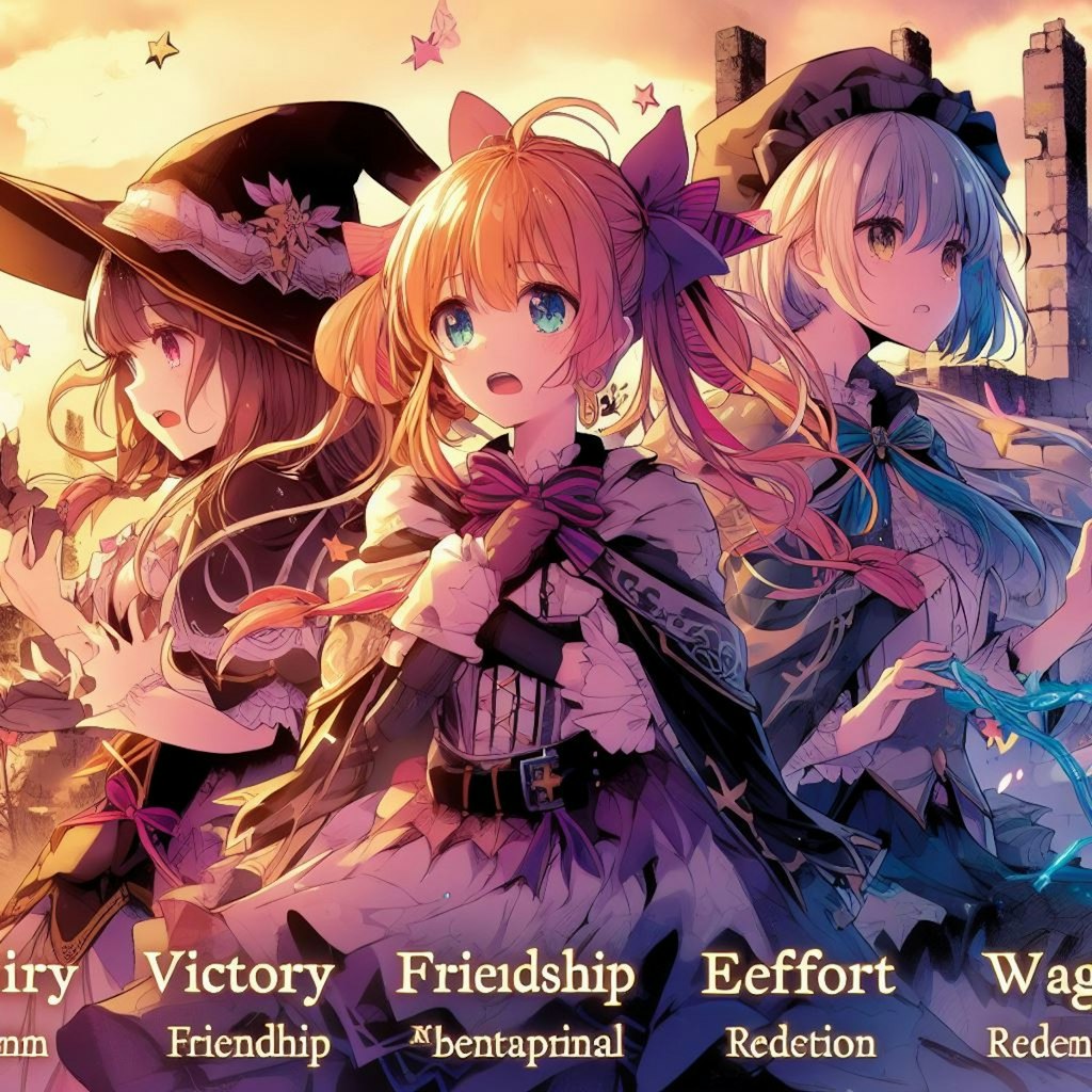 悪と戦う魔法少女の物語