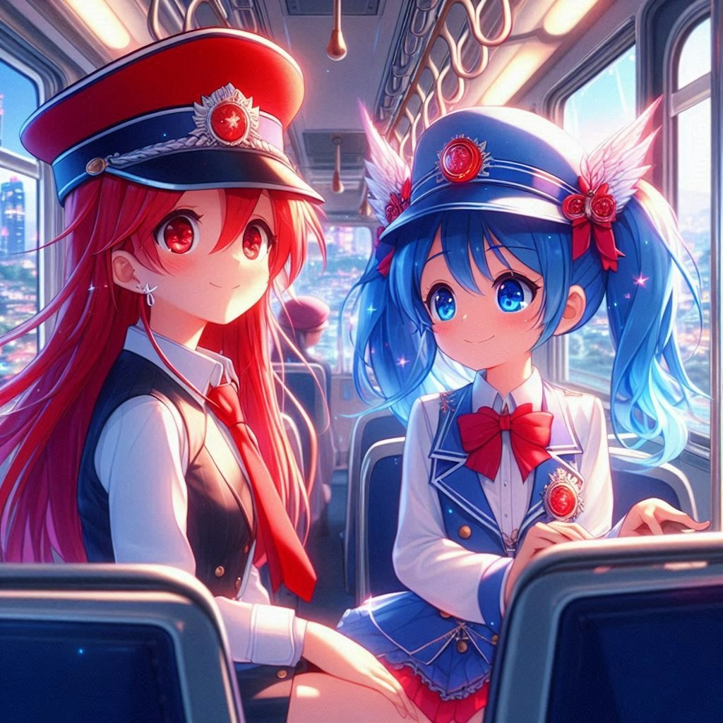 鉄道系魔法少女イオニア＆ラーラ　海外旅行中♪・・・88