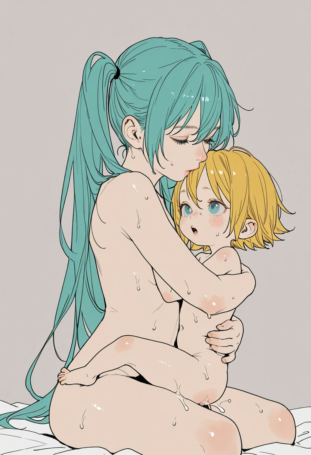 エロ目の母子像