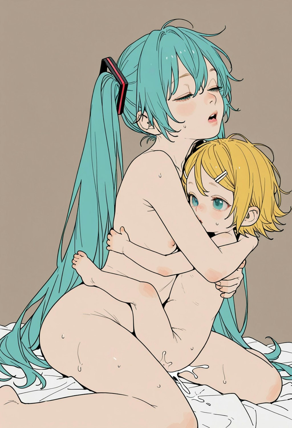 エロ目の母子像
