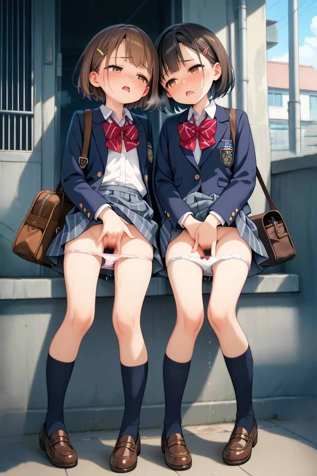 二人でオナニーしちゃう女の子・・・❤