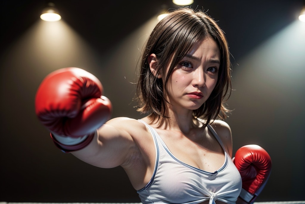 女子ボクシング選手