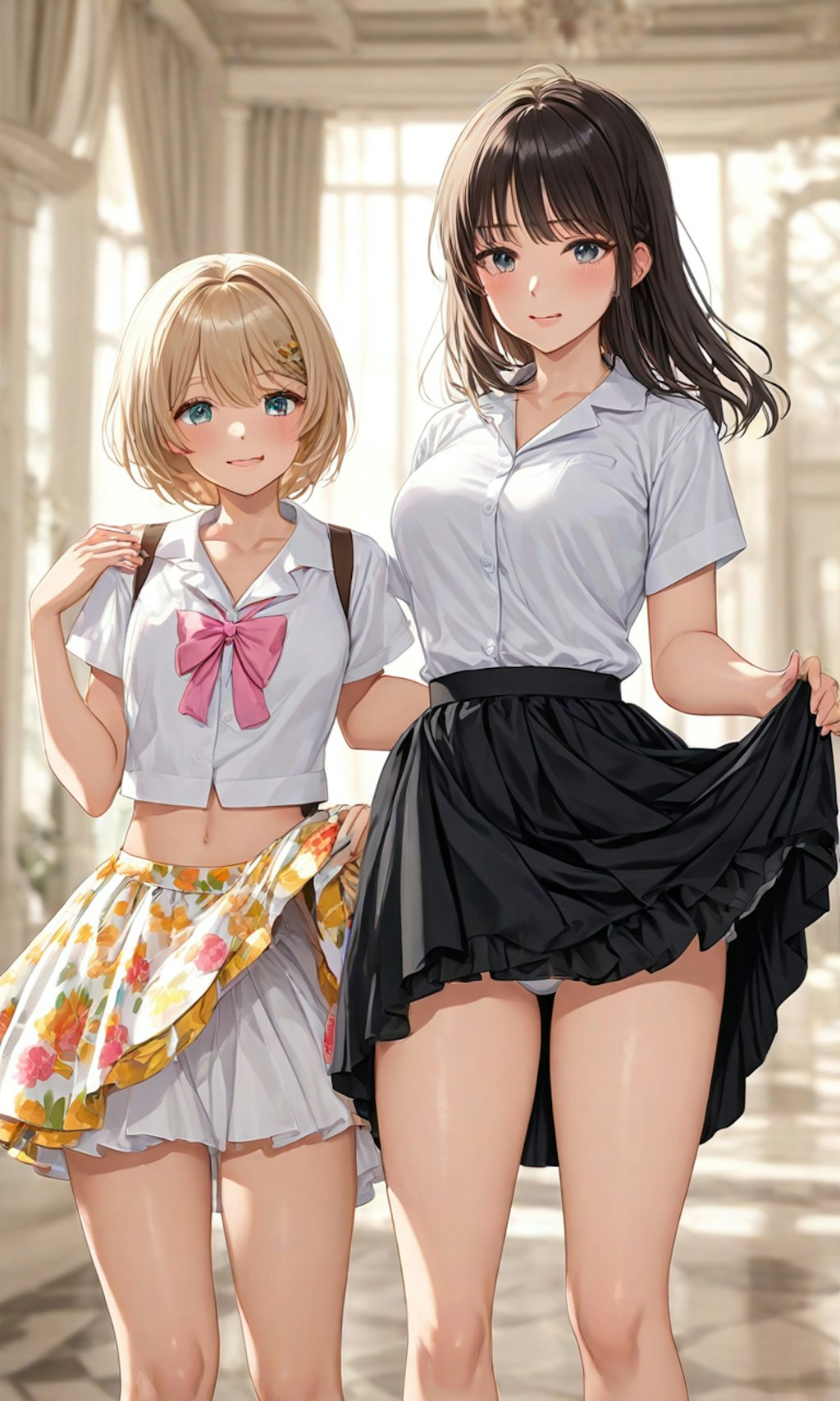 パンチラとセーラー服と女子高校生と