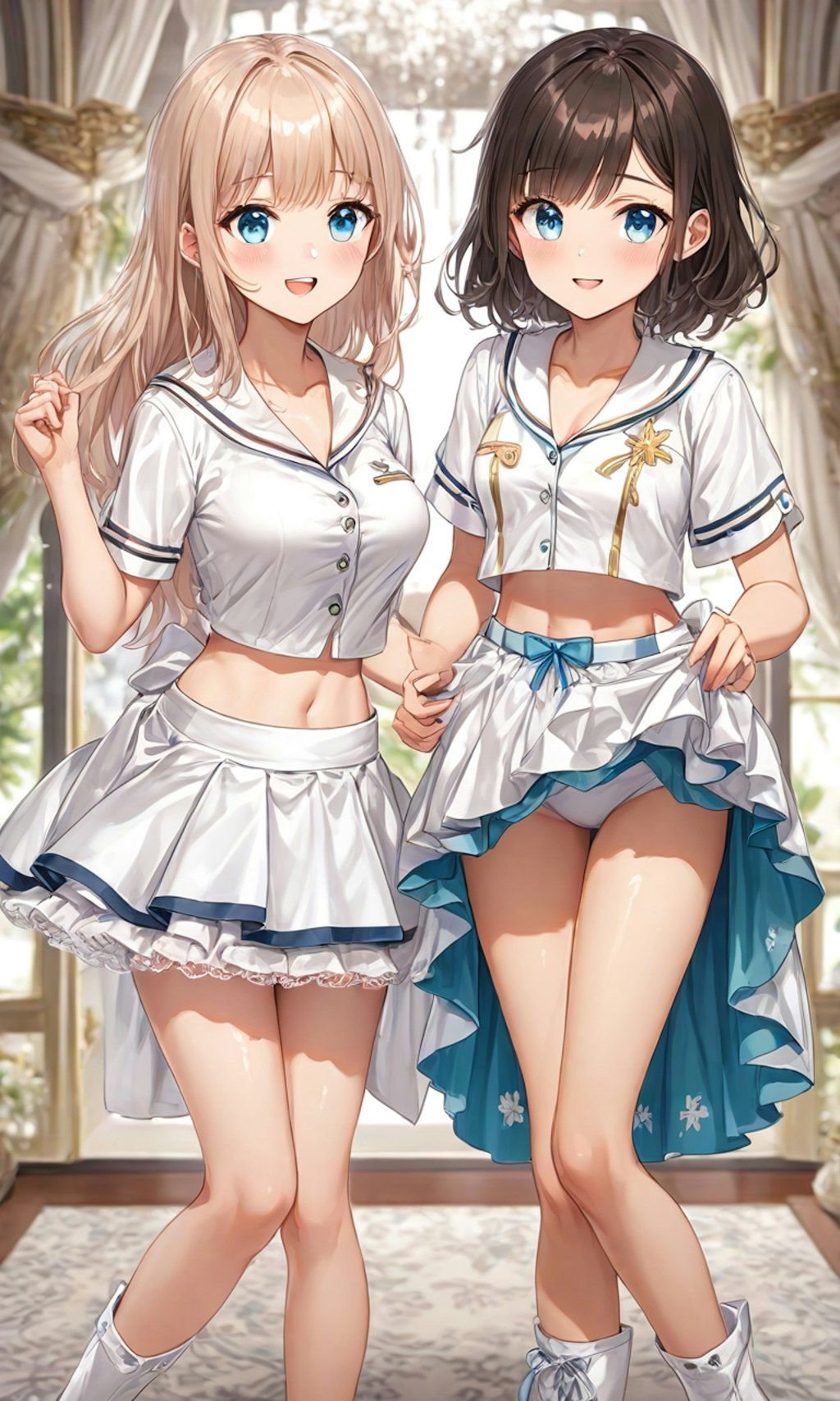 パンチラとセーラー服と女子高校生と