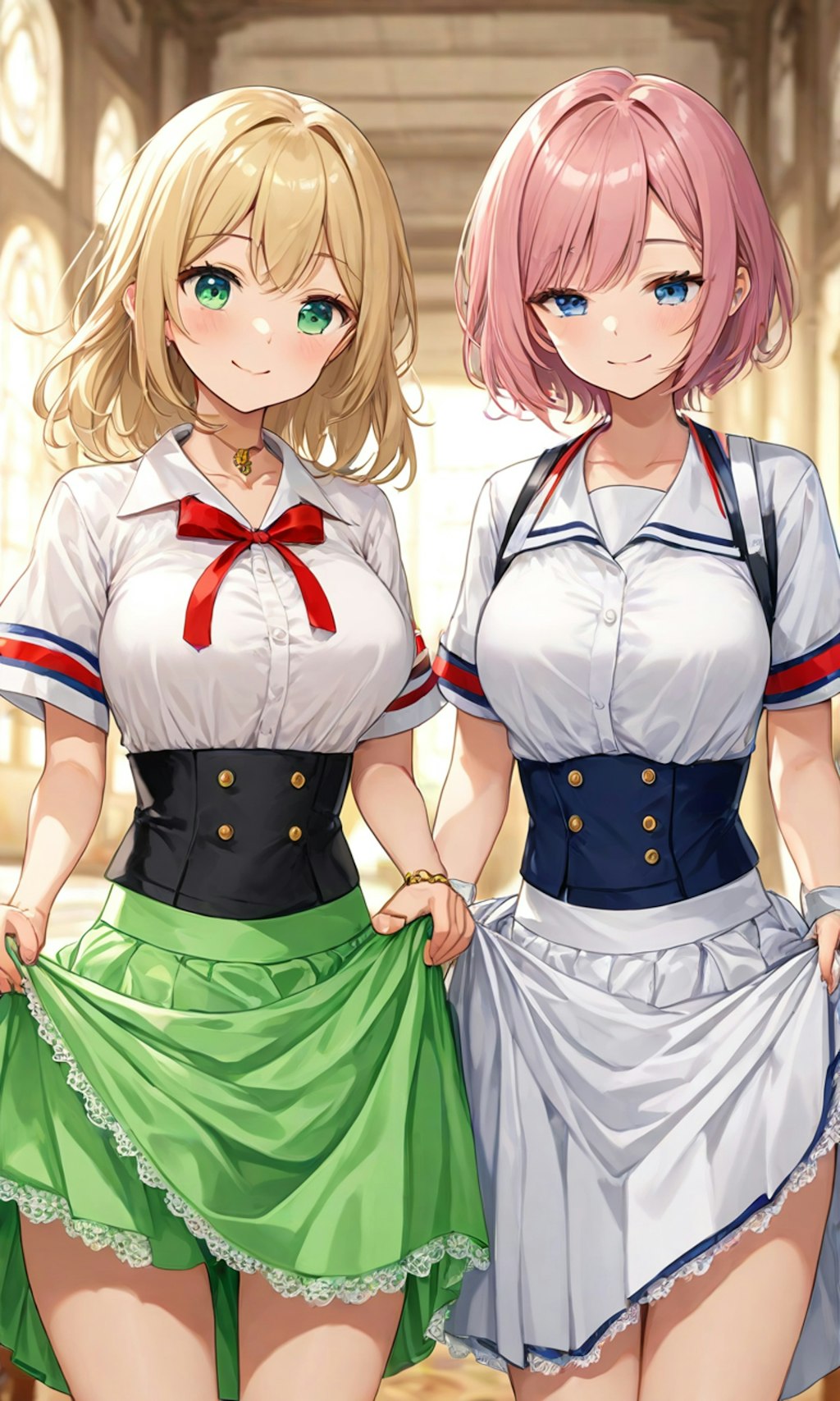 パンチラとセーラー服と女子高校生と