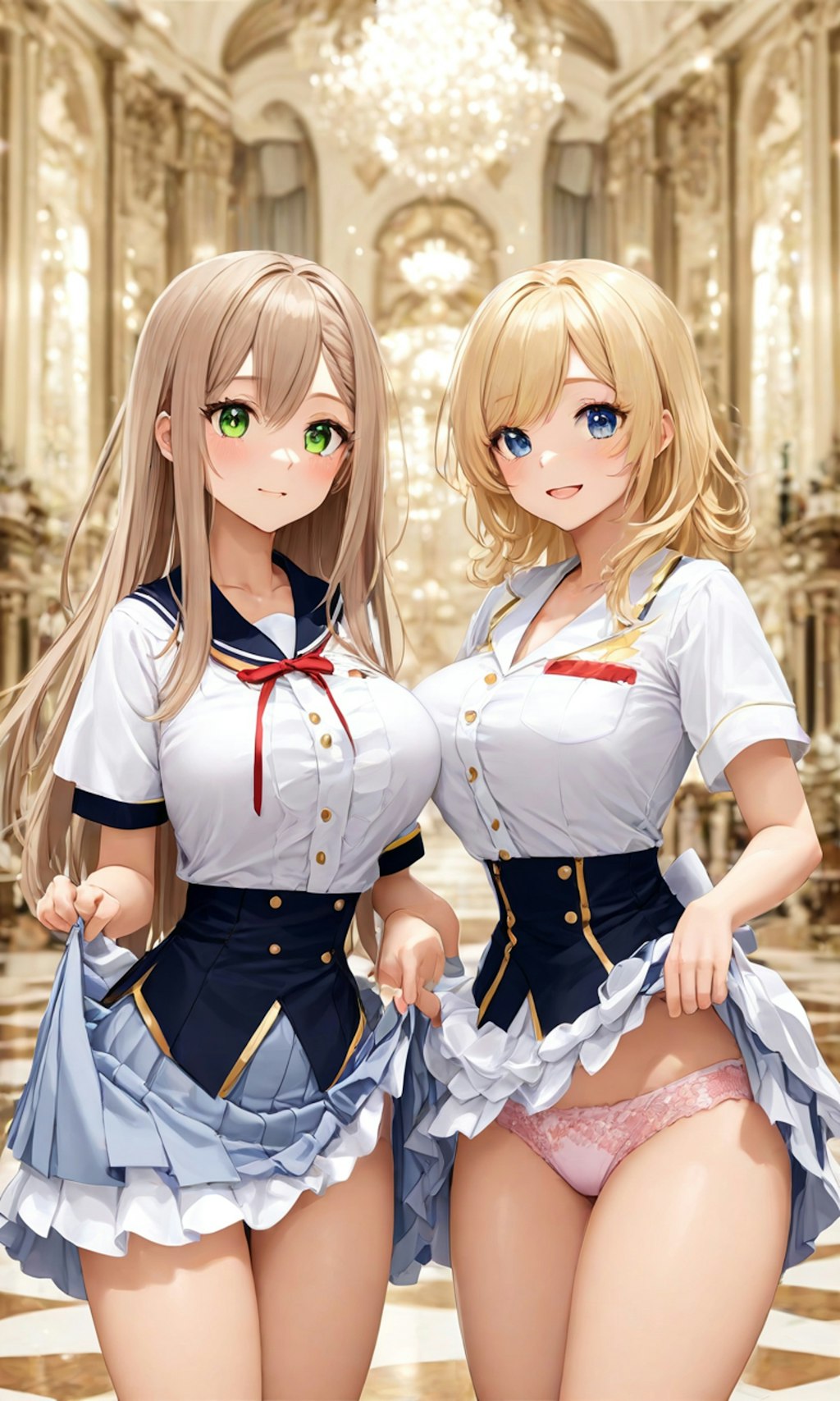 パンチラとセーラー服と女子高校生と