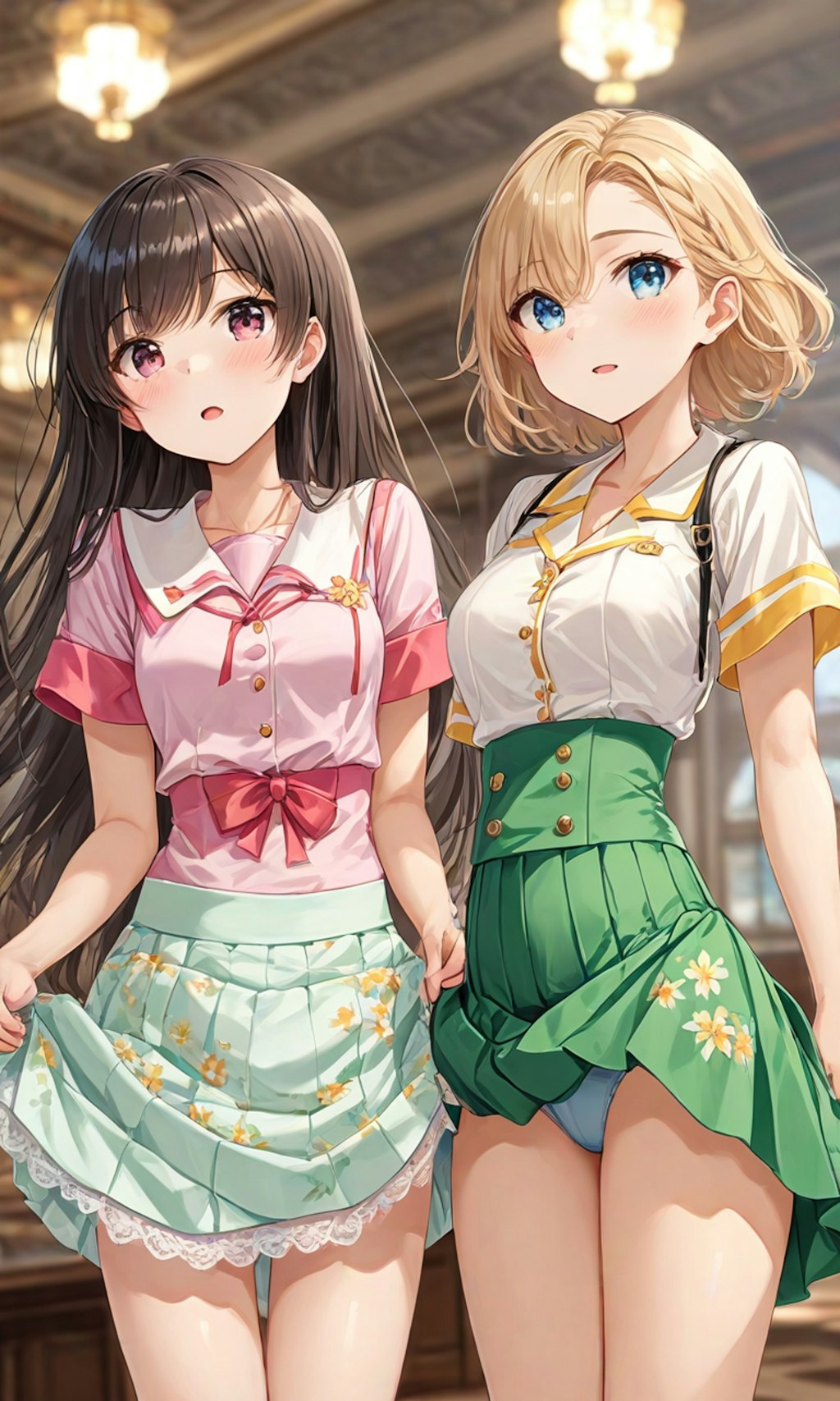 パンチラとセーラー服と女子高校生と