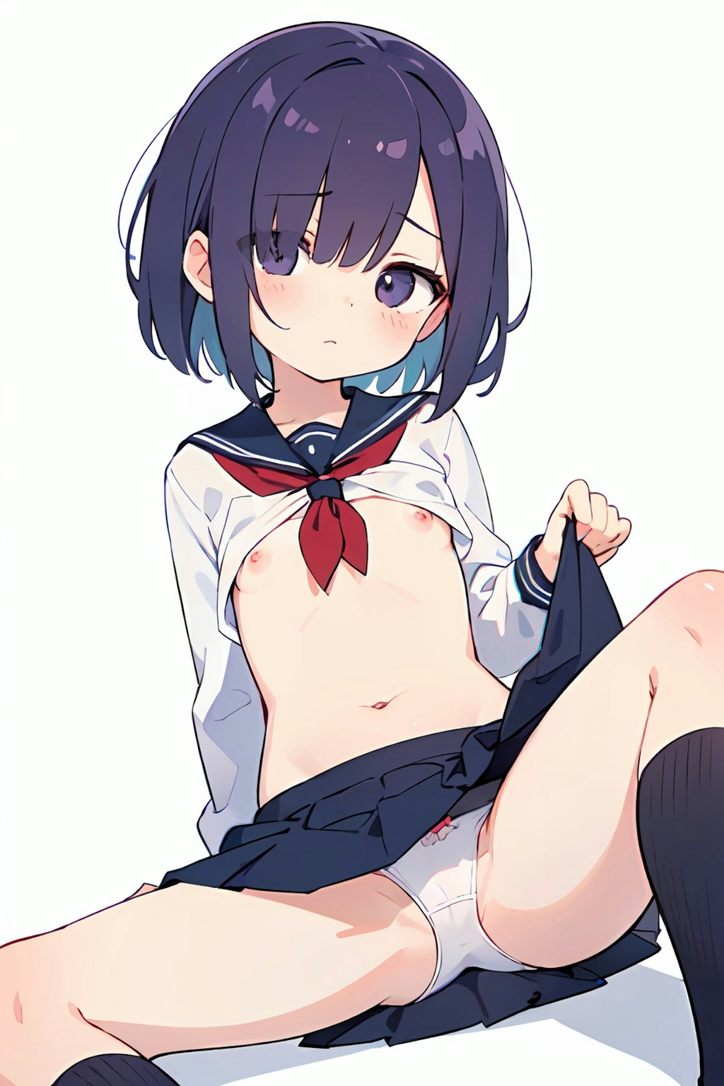 紫な女の子