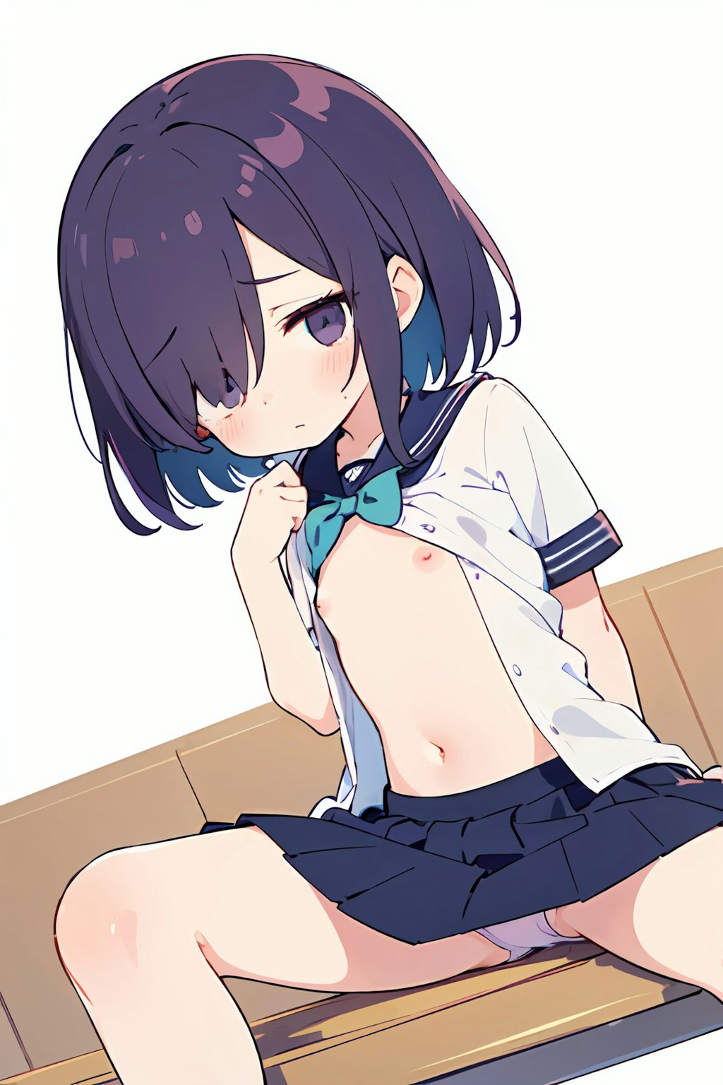 紫な女の子