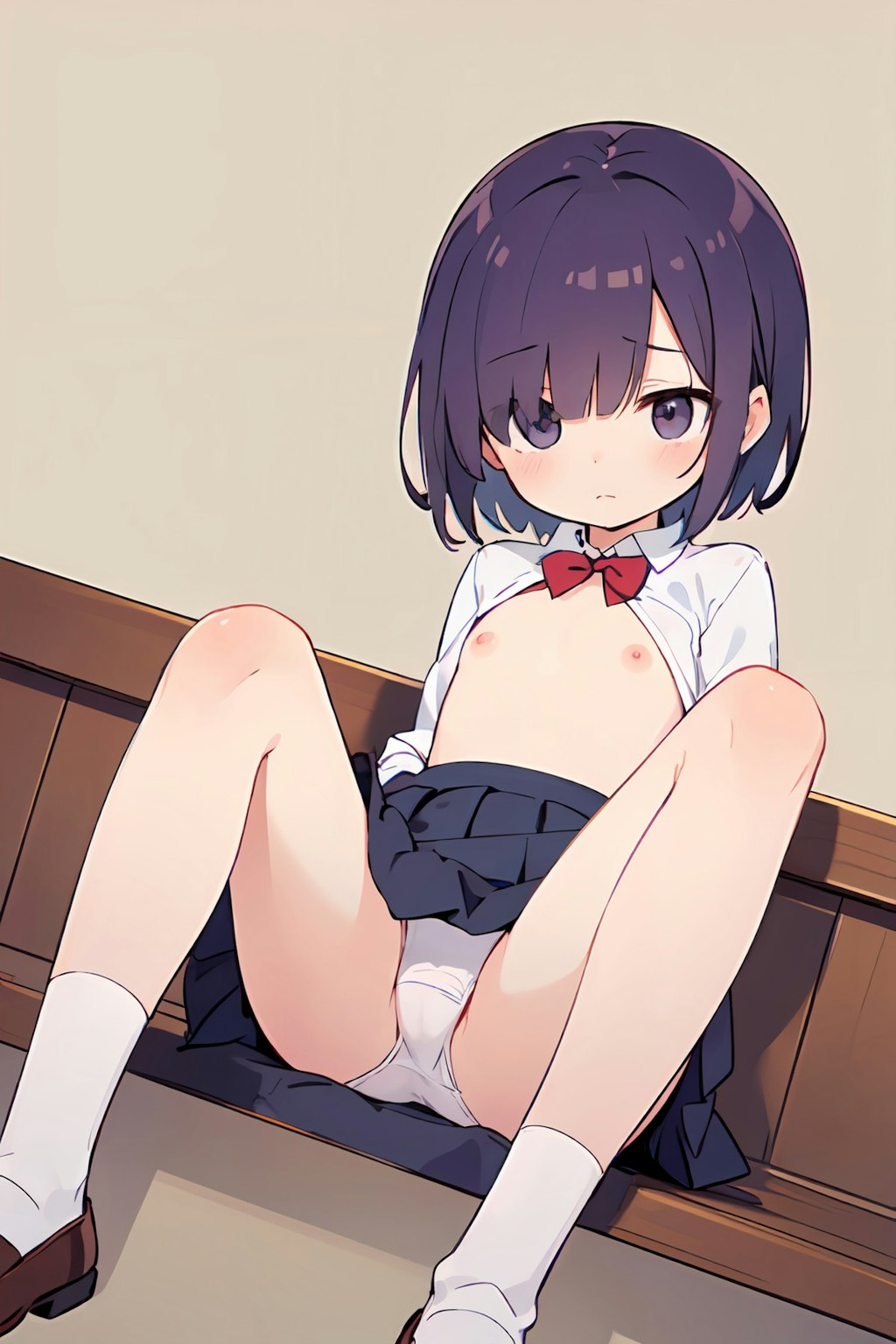 紫な女の子