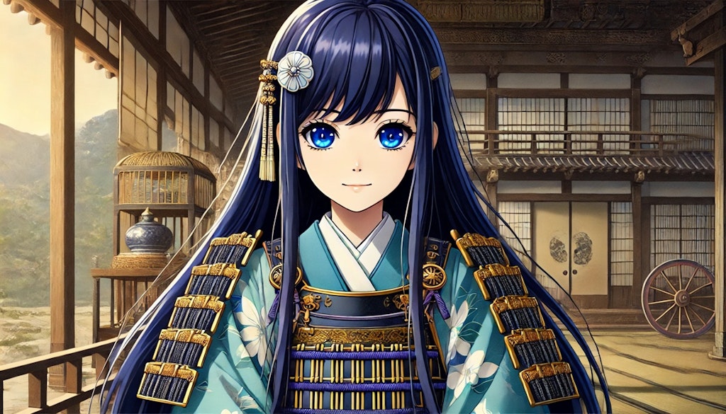 甲冑を着たチサ
