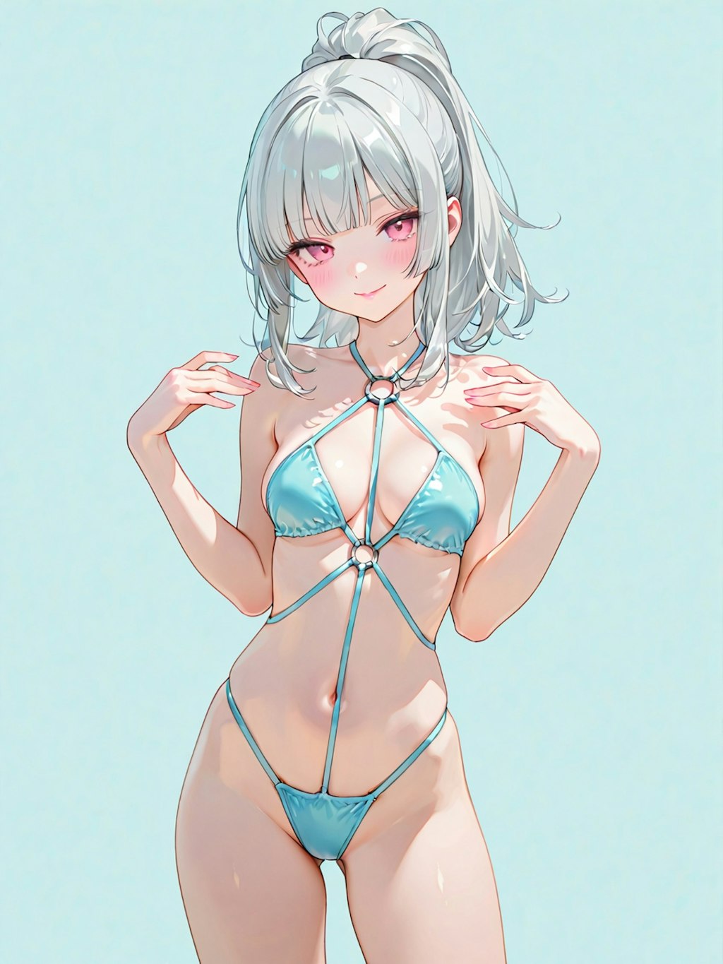 水着モデル　アイシャちゃん