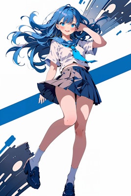 【15】High School Girl [blue]