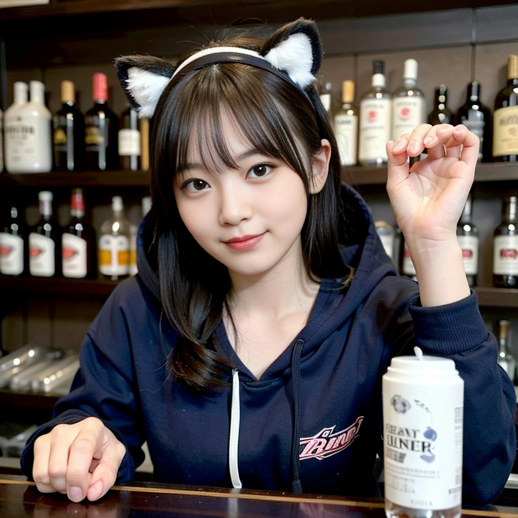 着ぐるみコンカフェ　私も1杯飲んでもいいですかぁ