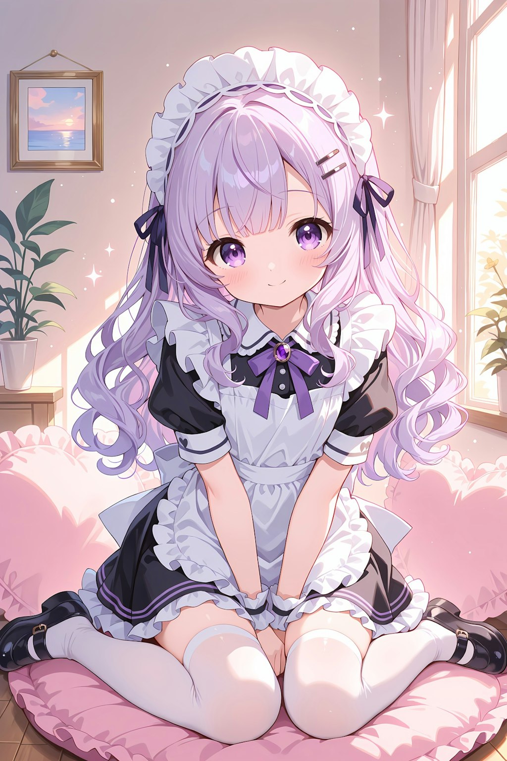 おすわりメイド