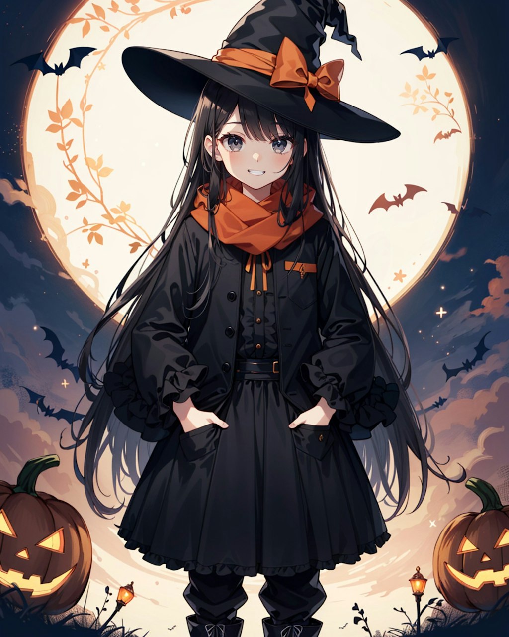 ハロウィンな魔女