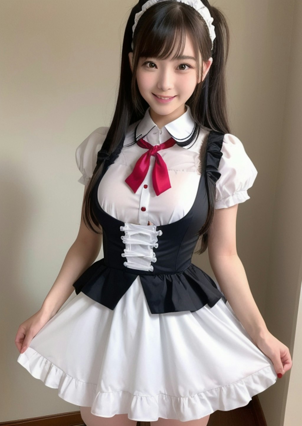 今日のメイド服です❤️