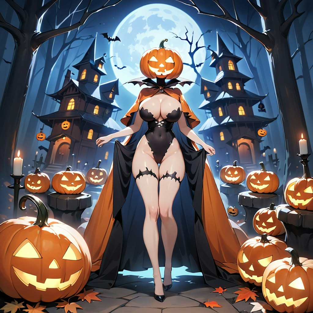 ハロウィンの女神、パンプキンクイーン