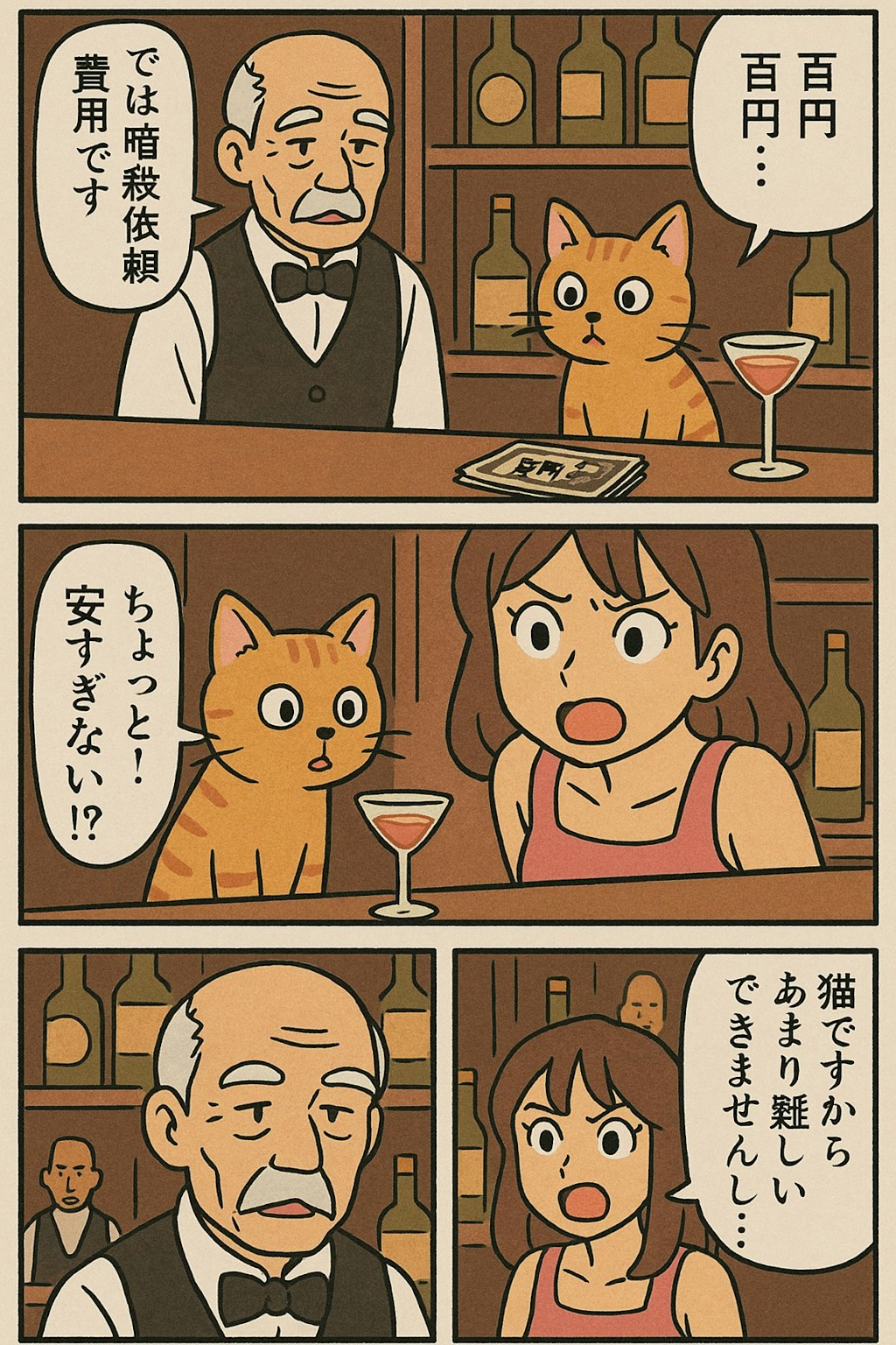 BarCatで理不尽漫画