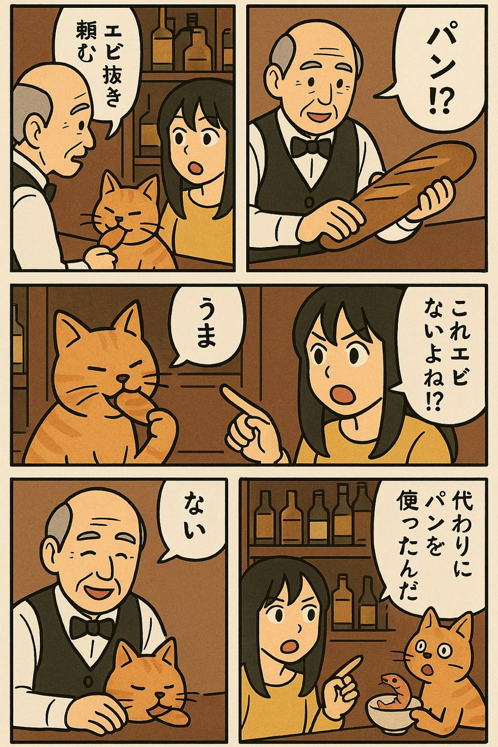 BarCatで理不尽漫画