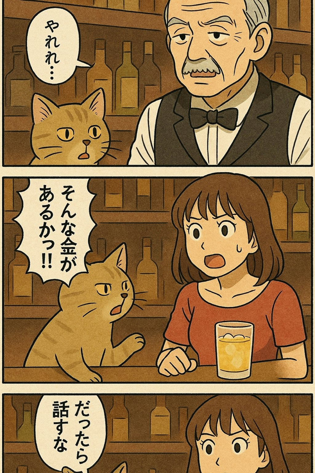 BarCatで理不尽漫画