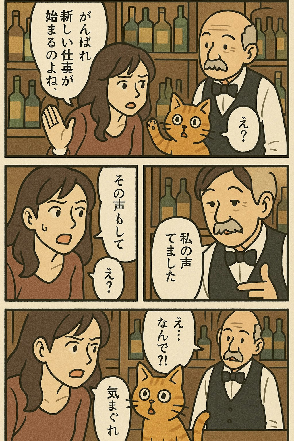 BarCatで理不尽漫画